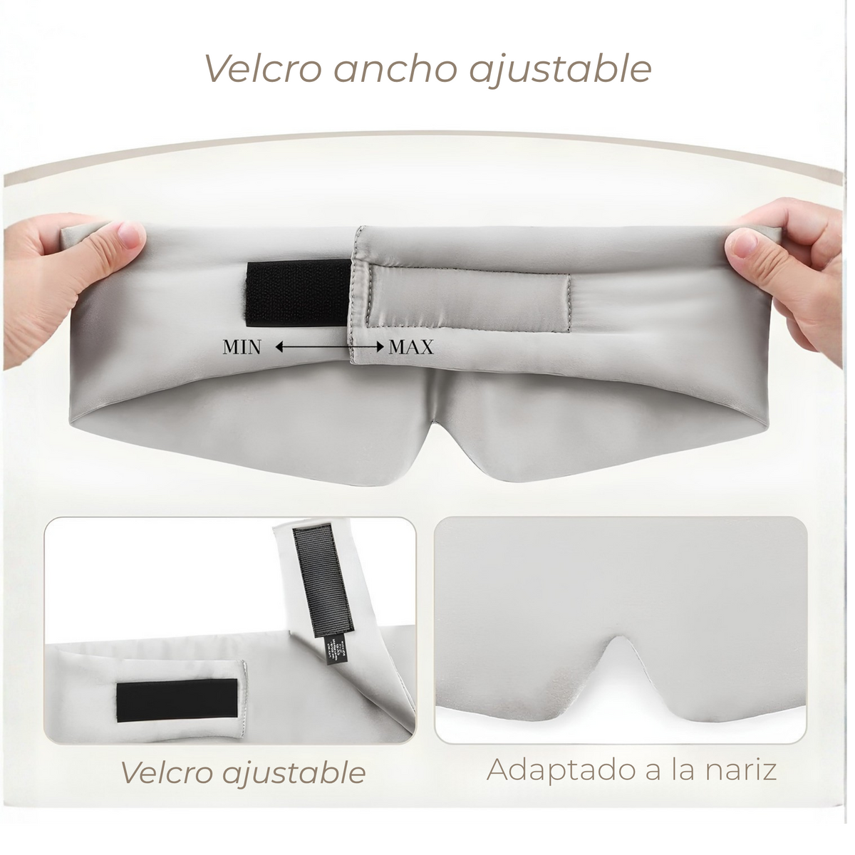Antifaz de seda para dormir
