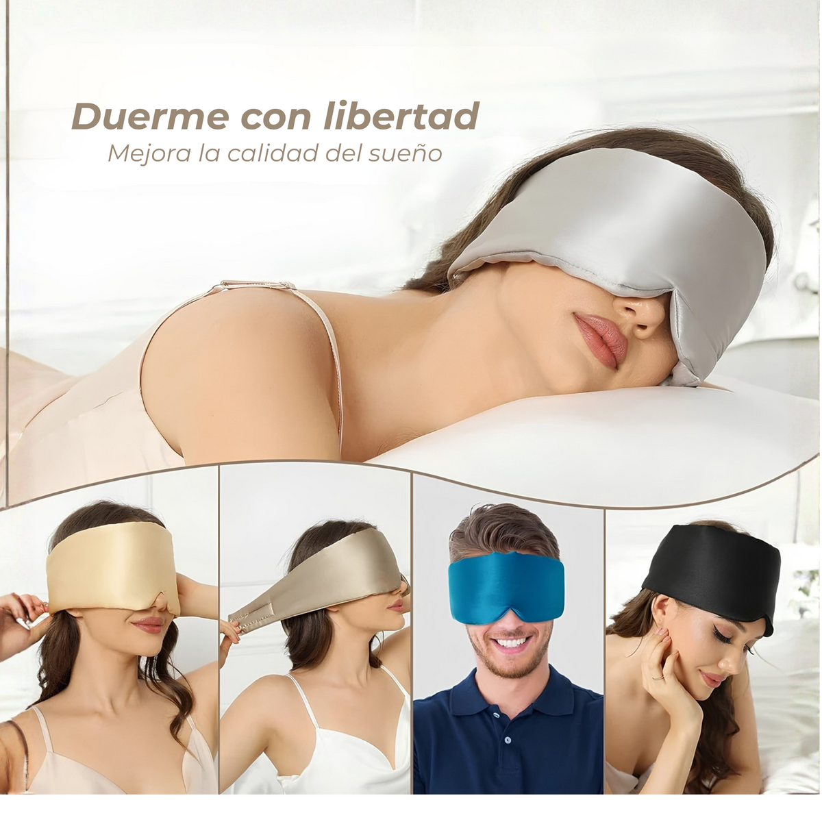 Antifaz de seda para dormir